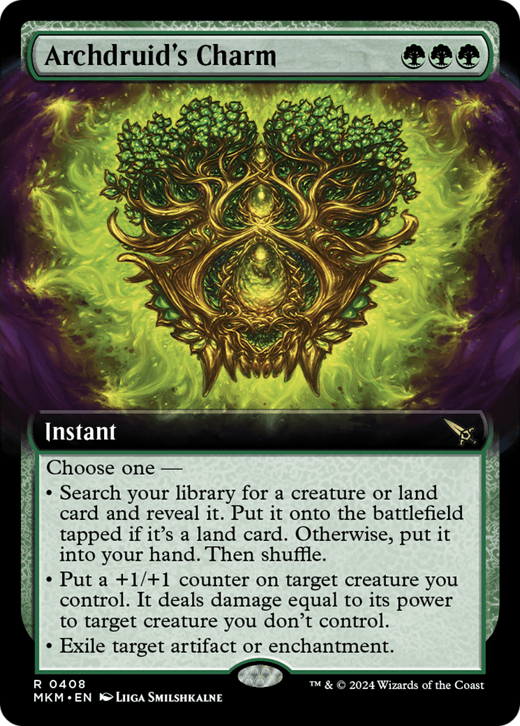 Archdruid's Charm (Extended Art) (MKM-408) - Murders at Karlov Manor: (Extended Art) Foil