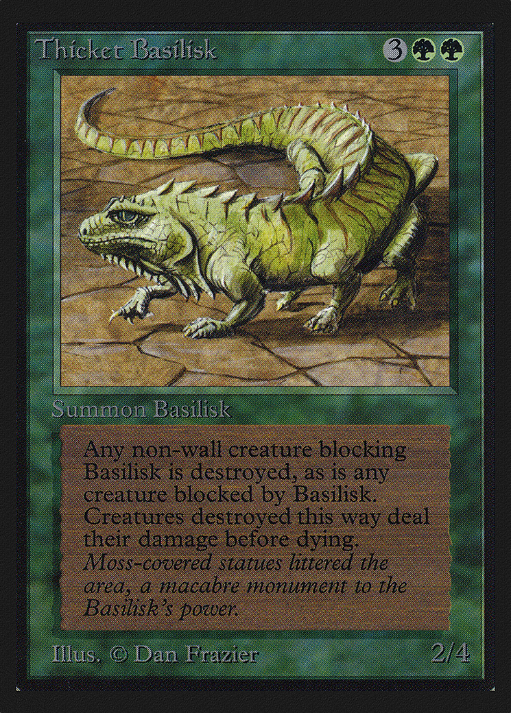 Thicket Basilisk (CE) (CED-219) - Collectors' Edition