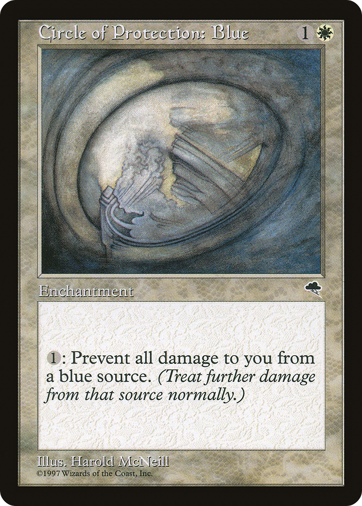 Circle of Protection: Blue (TMP-009) - Tempest
