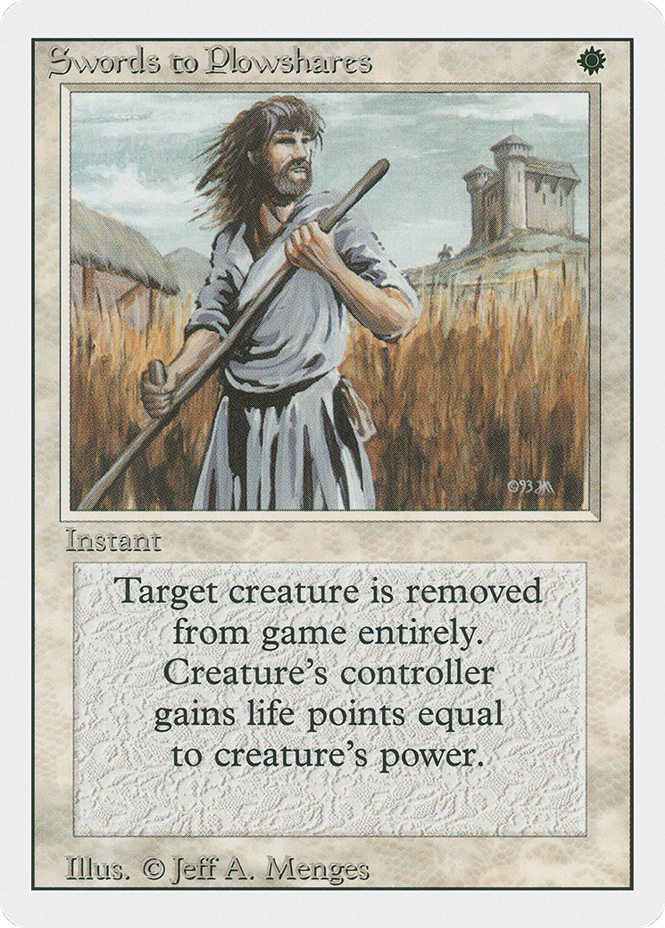 Swords to Plowshares (3ED-41) - Revised Edition