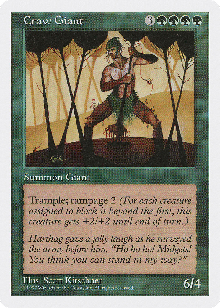 Craw Giant (5ED-285) - Fifth Edition