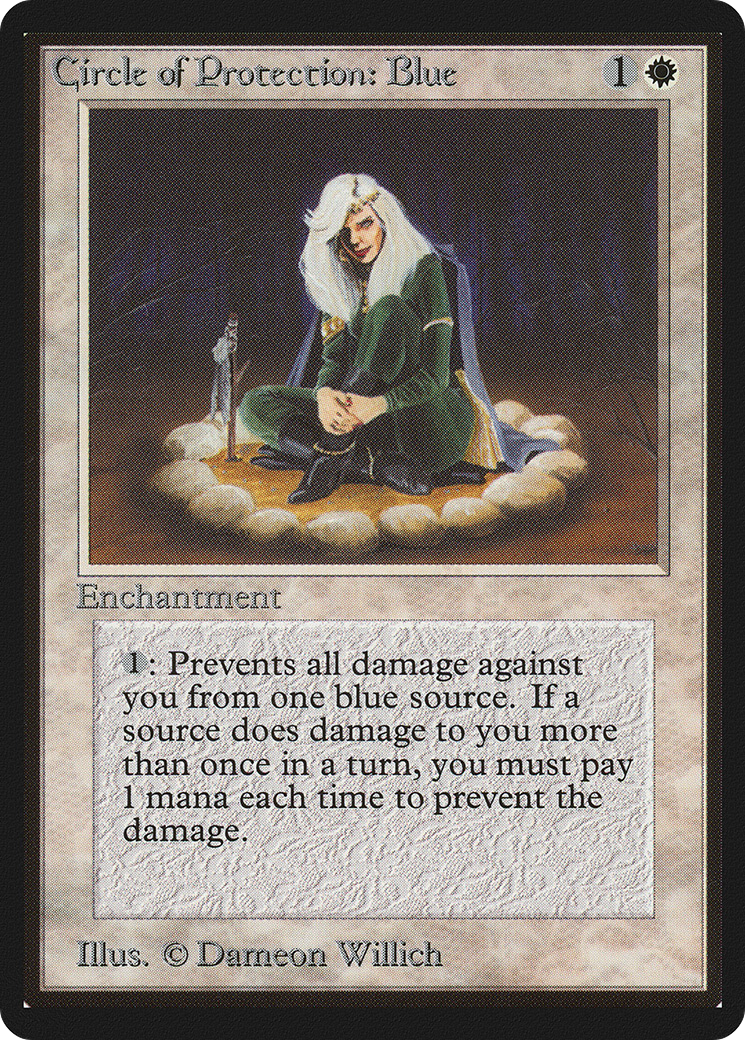 Circle of Protection: Blue (LEB-11) - Limited Edition Beta