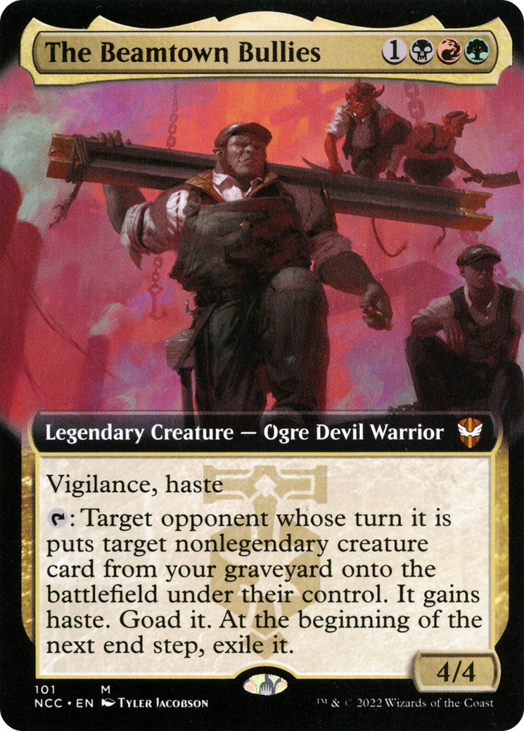The Beamtown Bullies (Extended Art) (NCC-101) - New Capenna Commander: (Extended Art) Foil