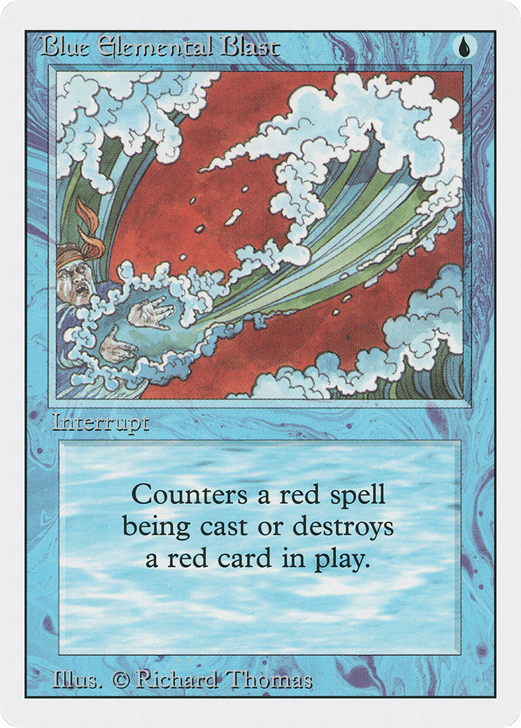 Blue Elemental Blast (3ED-49) - Revised Edition