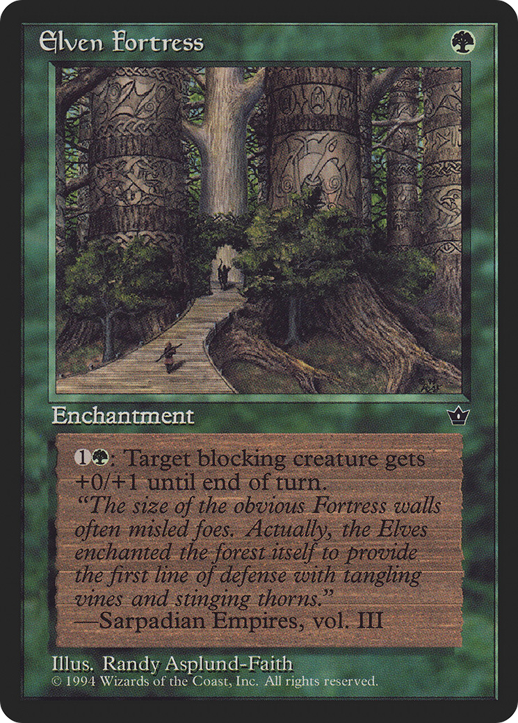Elven Fortress (Asplund-Faith) (FEM-65) - Fallen Empires
