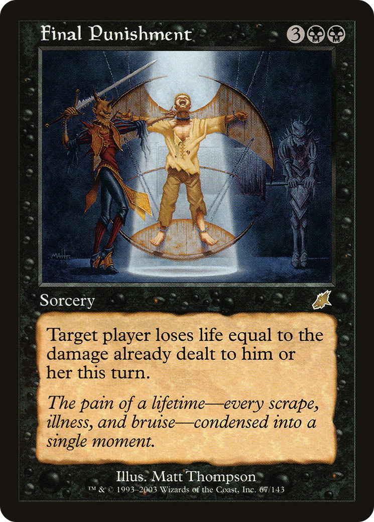 Final Punishment (SCG-067) - Scourge Foil