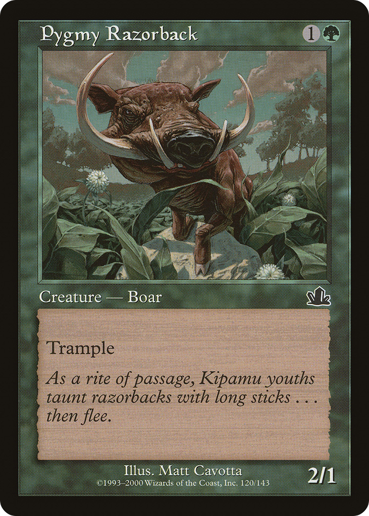 Pygmy Razorback (PCY-120) - Prophecy Foil