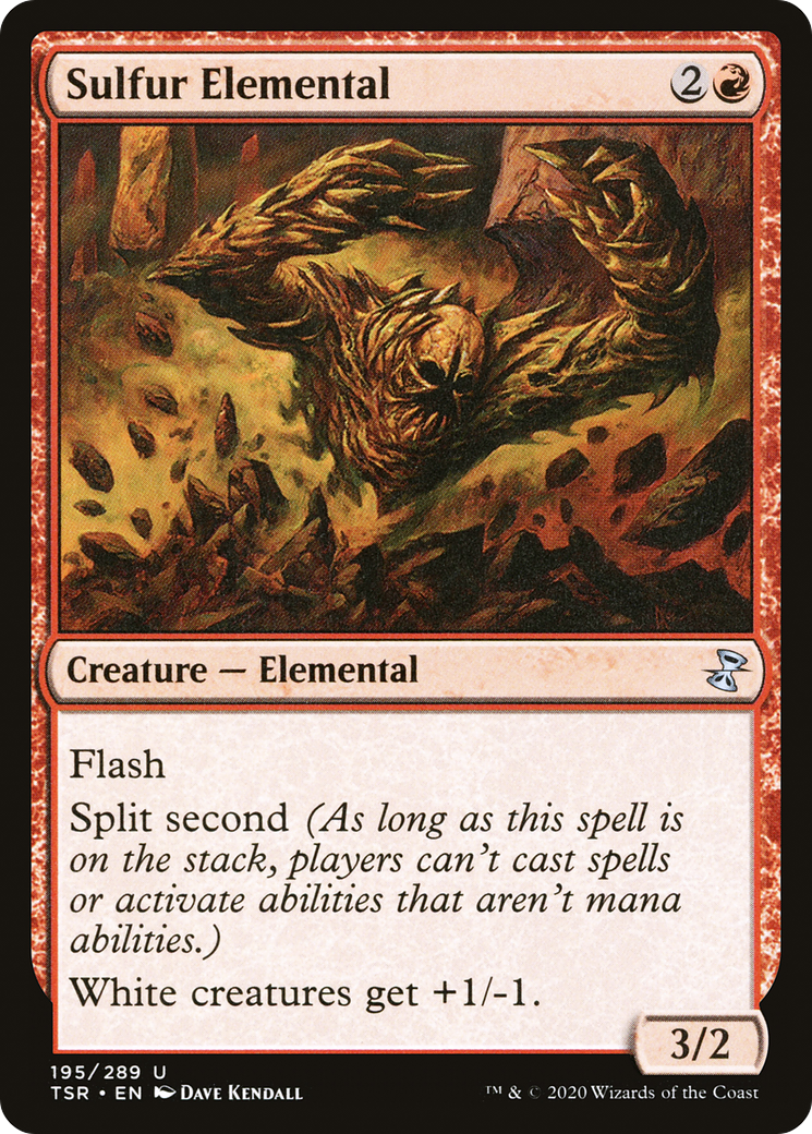 Sulfur Elemental (TSR-195) - Time Spiral Remastered Foil