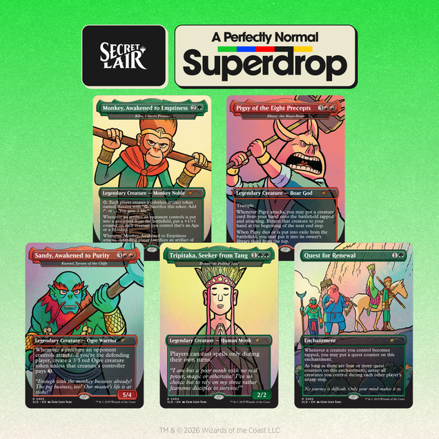 Magic the Gathering - Secret Lair - Gene Luen Yang - Non-Foil