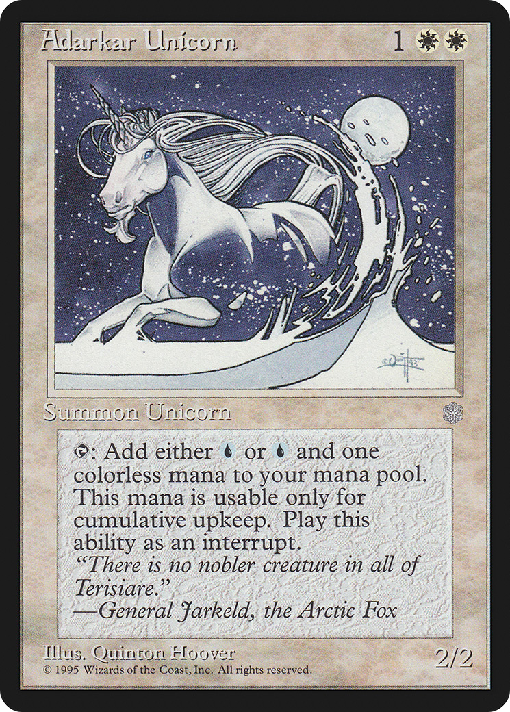 Adarkar Unicorn (ICE-1) - Ice Age