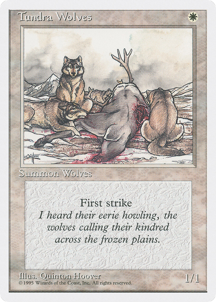 Tundra Wolves (4ED-53) - Fourth Edition