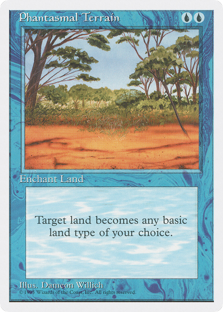 Phantasmal Terrain (4ED-89) - Fourth Edition