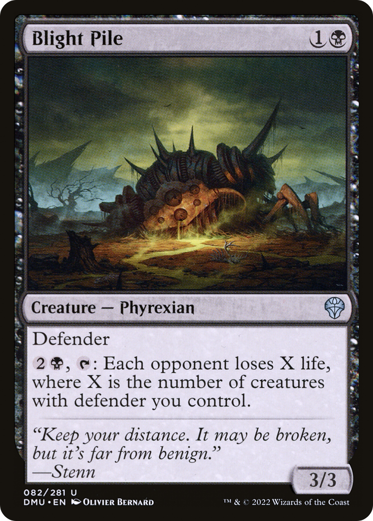 Blight Pile (DMU-082) - Dominaria United Foil