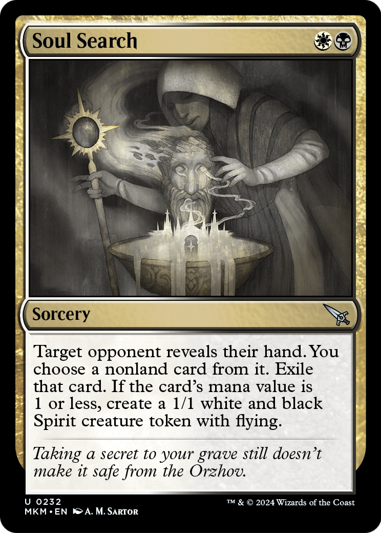 Soul Search (MKM-232) - Murders at Karlov Manor Foil