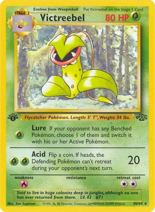 Victreebel (30) 030/64 - 1st Edition Jungle - Rare