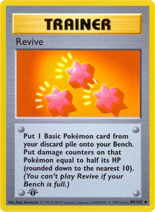 Revive 089/102 - Unlimited Base Set Shadowless - Uncommon