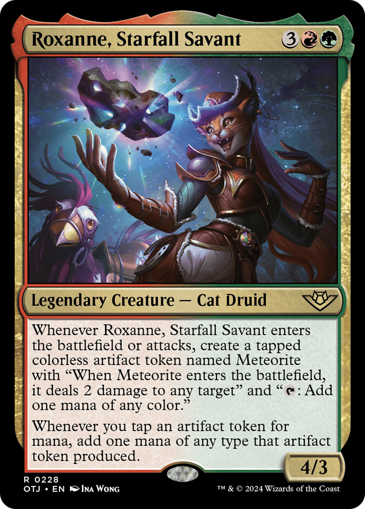 Roxanne, Starfall Savant (OTJ-228) - Outlaws of Thunder Junction Foil
