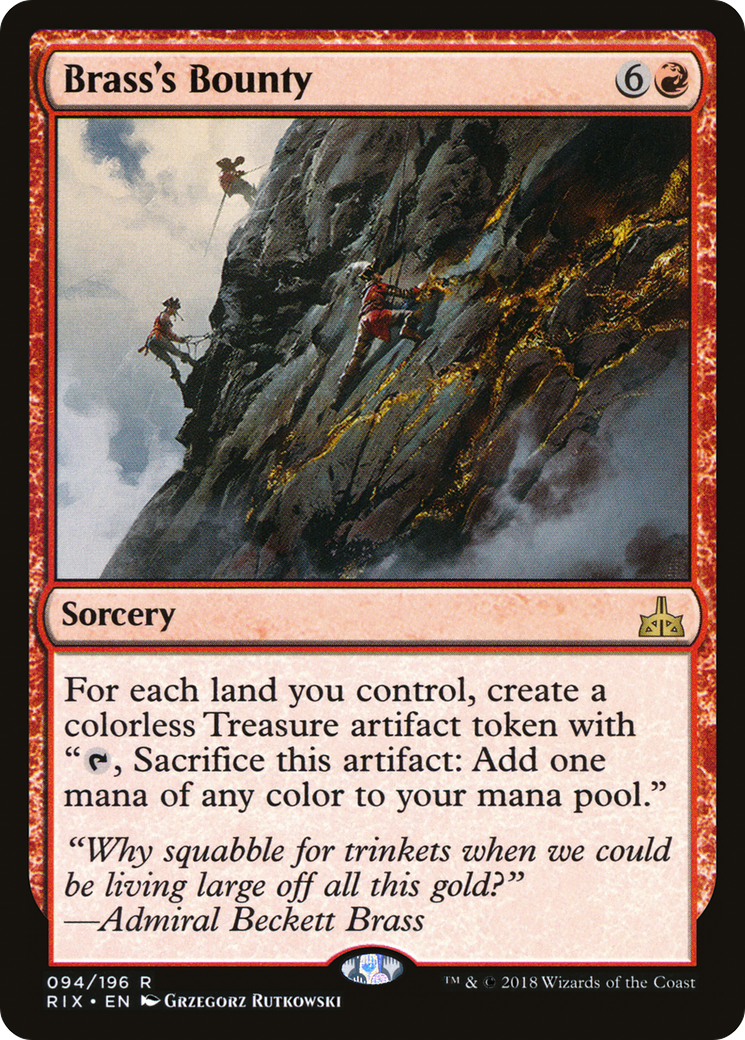 Brass's Bounty (RIX-094) - Rivals of Ixalan