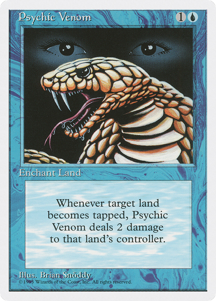 Psychic Venom (4ED-96) - Fourth Edition