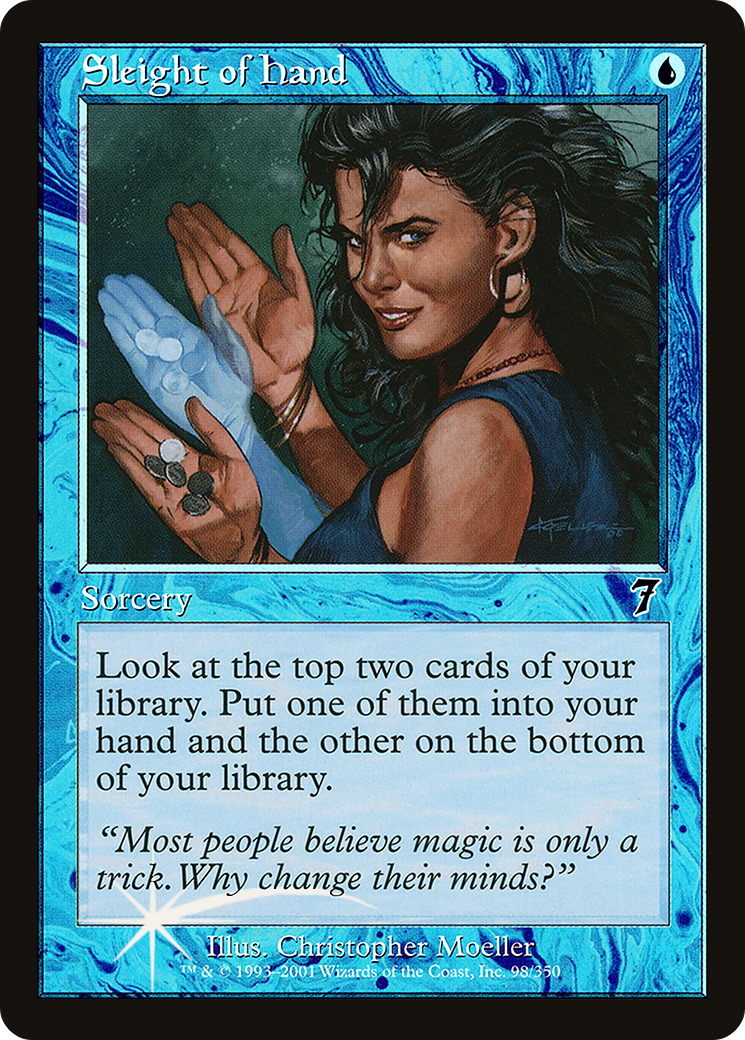 Sleight of Hand (7ED-098) - 7th Edition Foil