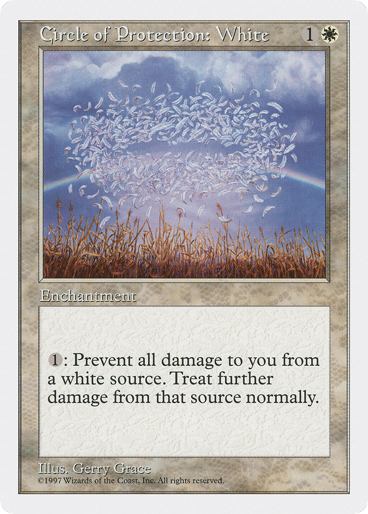 Circle of Protection: White (5ED-21) - Fifth Edition