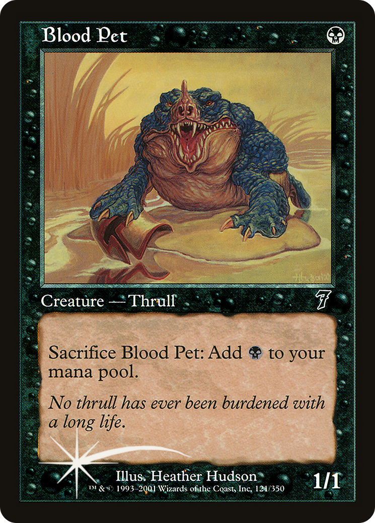 Blood Pet (7ED-121) - 7th Edition Foil