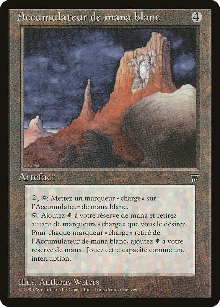 White Mana Battery (French) - "Accumulateur de mana blanc" (REN-168) - Renaissance