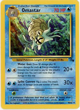 Omastar 040/62 - Unlimited Fossil - Uncommon