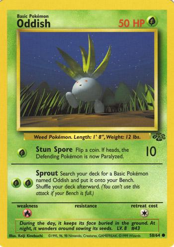 Oddish 058/64 - Unlimited Jungle - Common