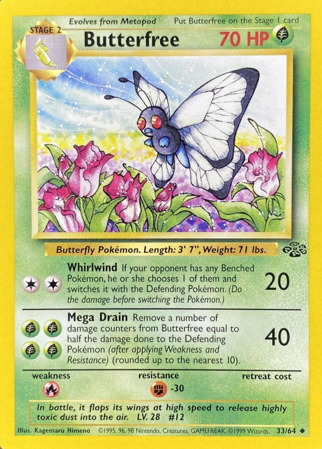 Butterfree 033/64 - Unlimited Jungle - Uncommon
