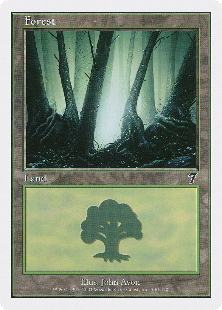 Forest (330) (7ED-330) - 7th Edition Foil
