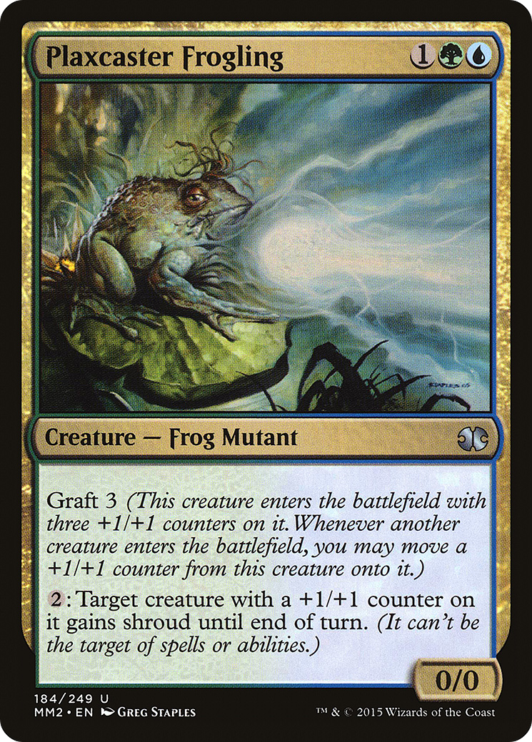 Plaxcaster Frogling (MM2-184) - Modern Masters 2015 Foil