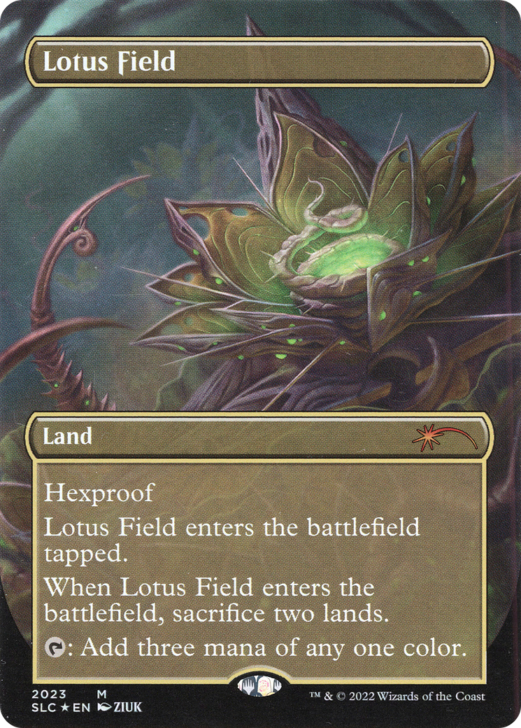 Lotus Field (SLC-2023) - Secret Lair Countdown Kit (Borderless) Foil