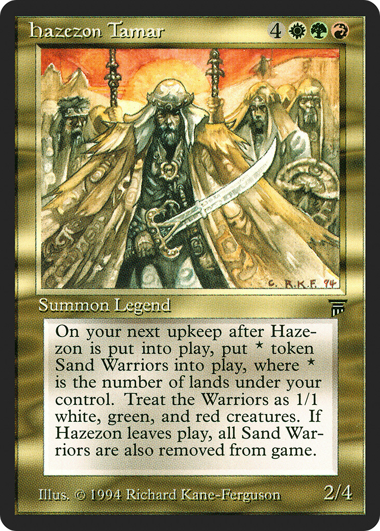 Hazezon Tamar (LEG-230) - Legends