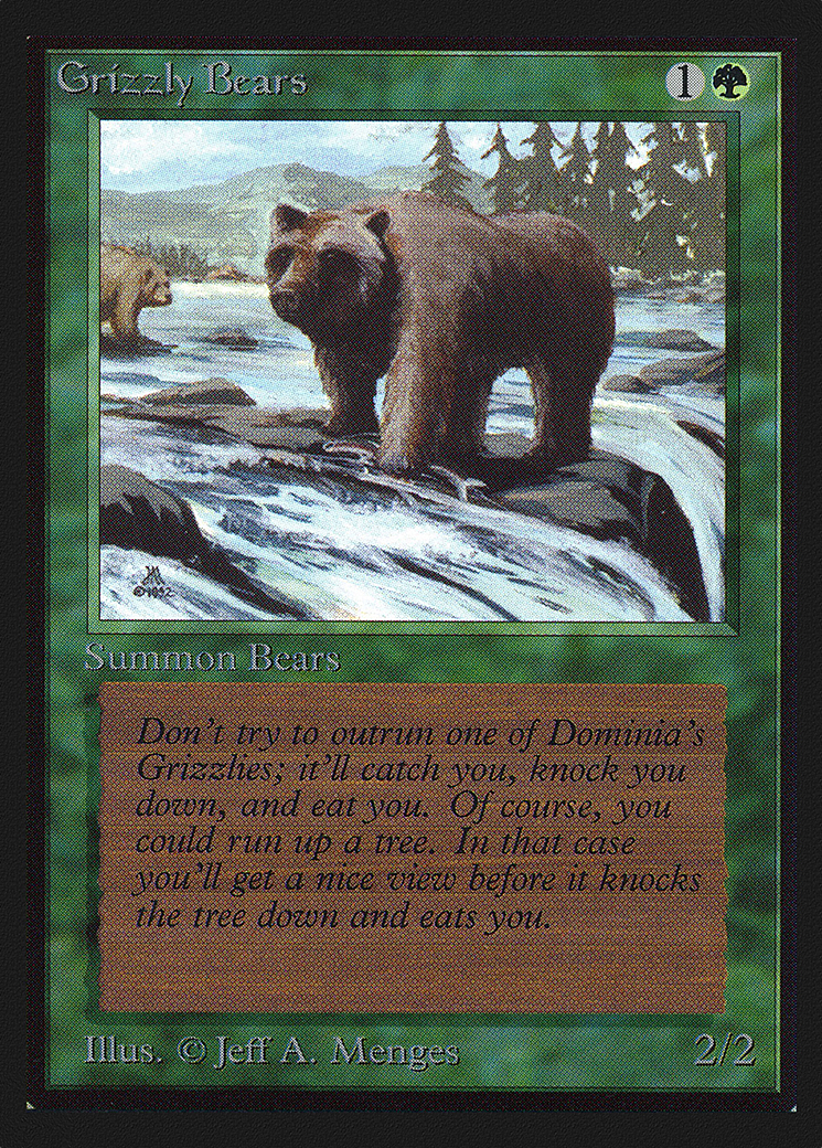 Grizzly Bears (CE) (CED-200) - Collectors' Edition