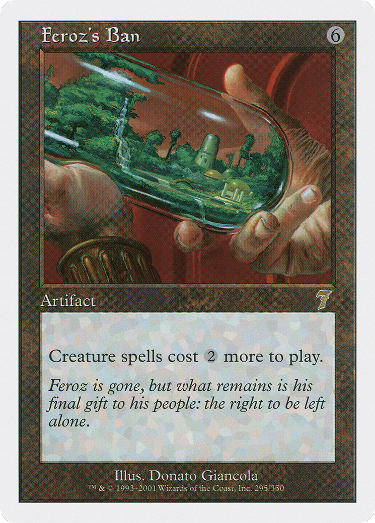Feroz's Ban (7ED-295) - 7th Edition Foil