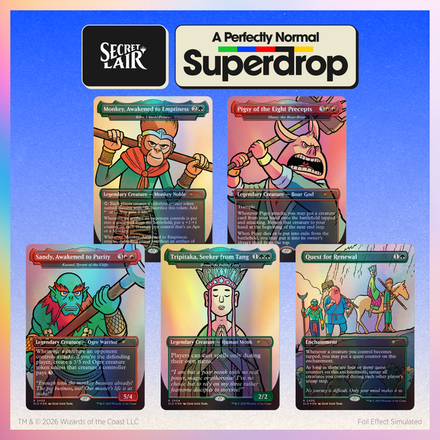 Magic the Gathering - Secret Lair - Gene Luen Yang - Traditional Foil