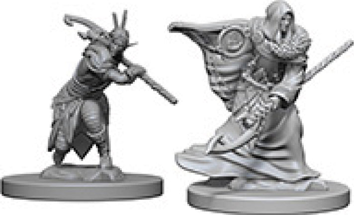 Dungeons & Dragons - Miniatures - W04 Elf Male Druid