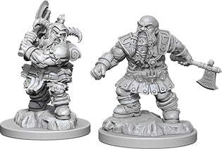 Dungeons & Dragons - Miniatures - W06 Dwarf Male Barbarian