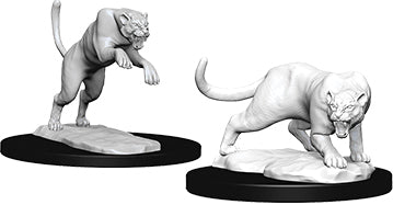 Dungeons & Dragons - Miniatures - W06 Panther & Leopard