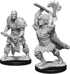 Dungeons & Dragons - Miniatures - W10 Male Goliath Barbarian