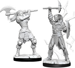 Dungeons & Dragons - Miniatures - W10 Female Goliath Barbarian