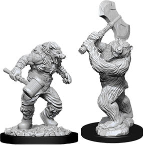 Dungeons & Dragons - Miniatures - W09 Wereboar & Werebear