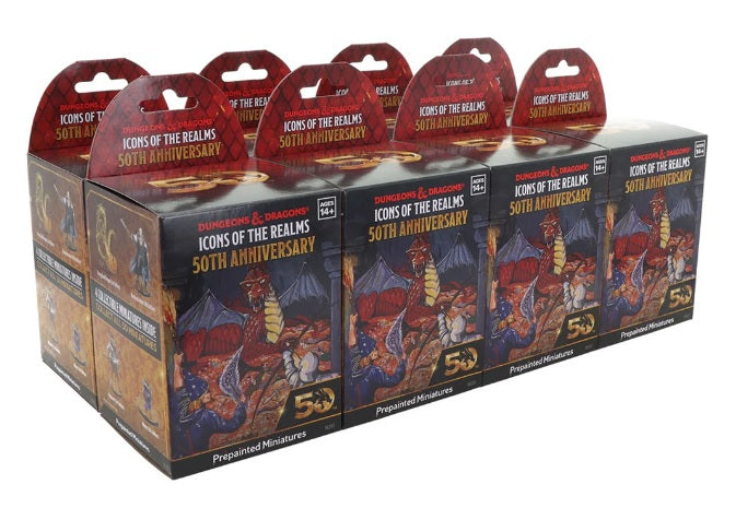 Dungeons & Dragons: Icons of the Realms Set 31 50th Anniversary Booster Brick (8ct)