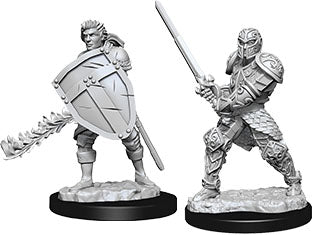Dungeons & Dragons - Miniatures - W08 Male Human Fighter