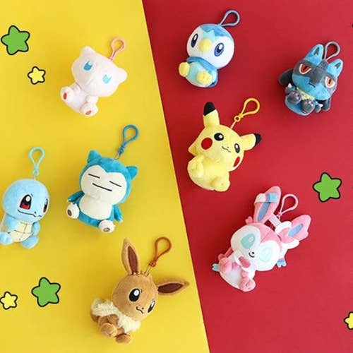 Pokemon Cuite Pop Plush Backpack Keychain - Eevee 11CM