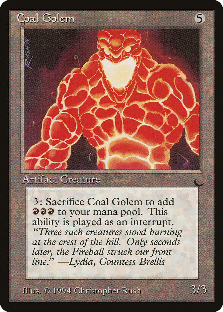 Coal Golem (DRK-99) - The Dark