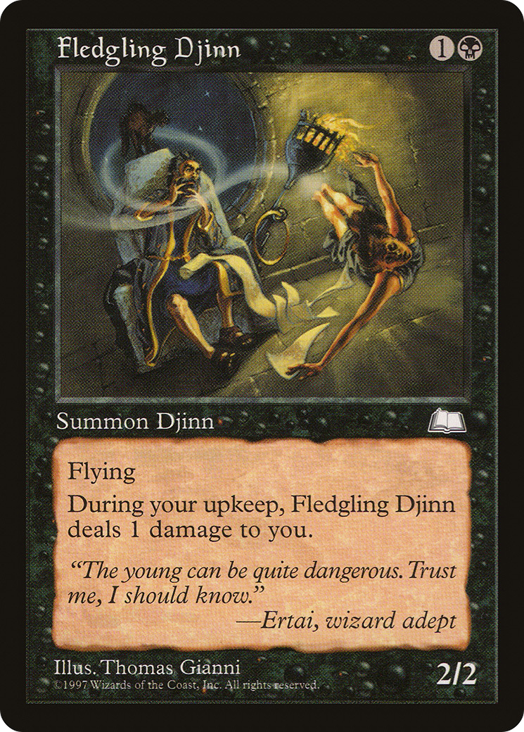 Fledgling Djinn (WTH-69) - Weatherlight