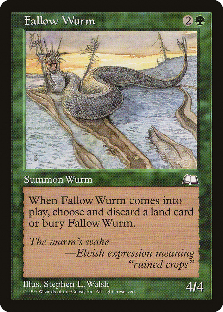 Fallow Wurm (WTH-126) - Weatherlight