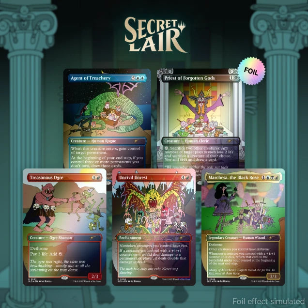 Magic the Gathering - Secret Lair - Featuring: Jay Howell - Rainbow Foil